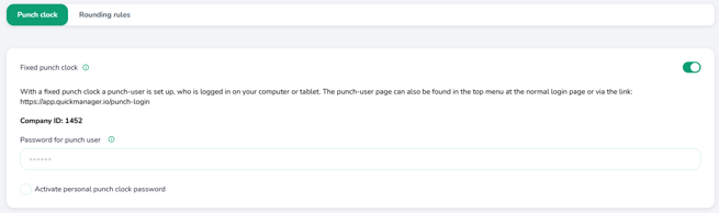 Fixed punch clock (1.2 - 2)
