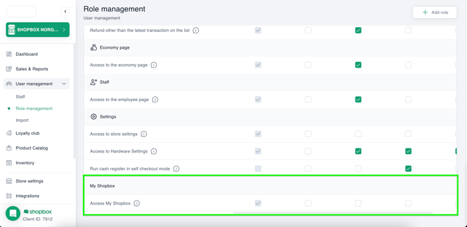 Screenshot - Role Management Improvement