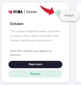 Visma DataLøn rediger